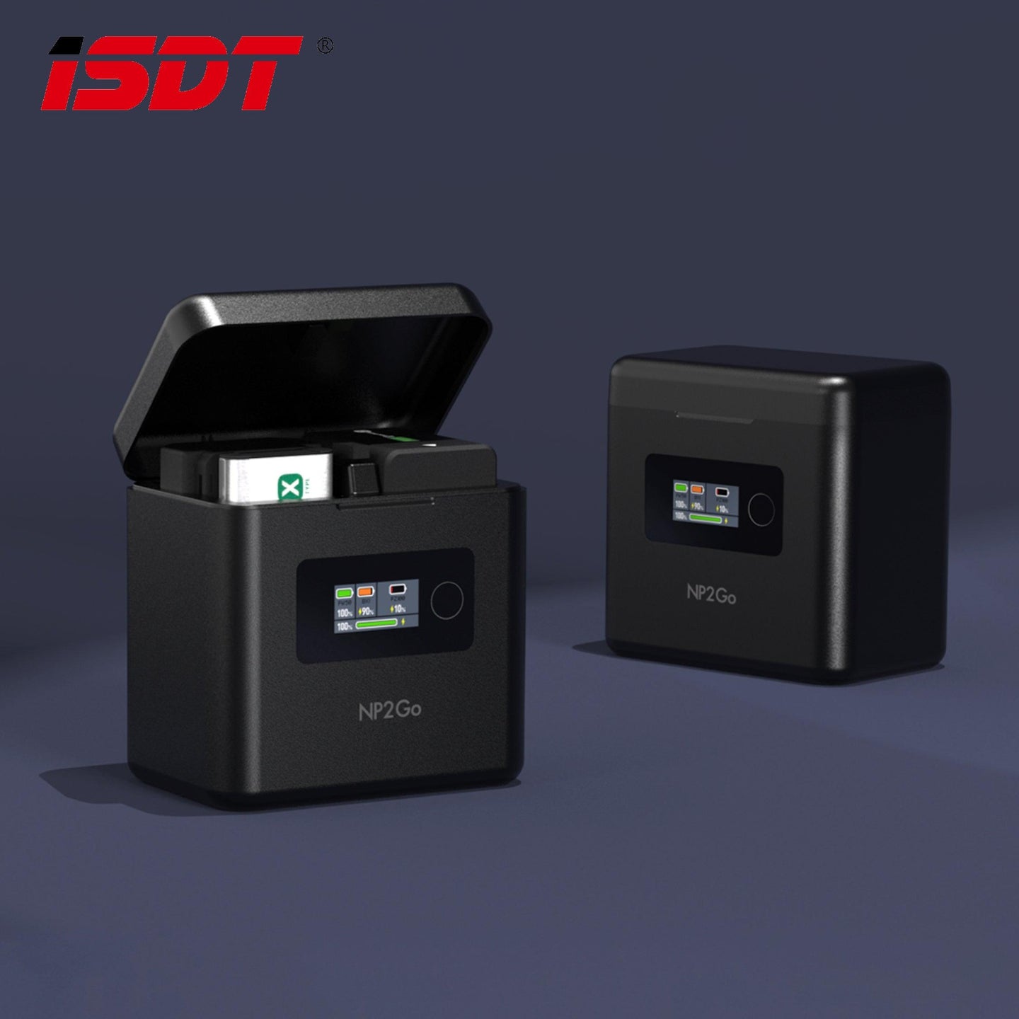 ISDT NP2-Go 10000mAh智能相機電池充電盒(SONY用) - Artboard HK