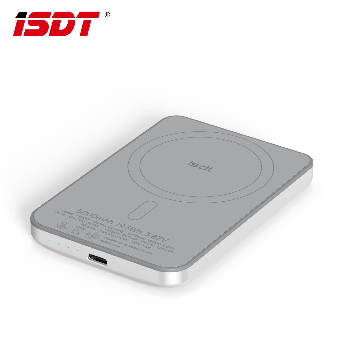 ISDT MAG20 4880mAh磁吸移動電源 - Artboard HK