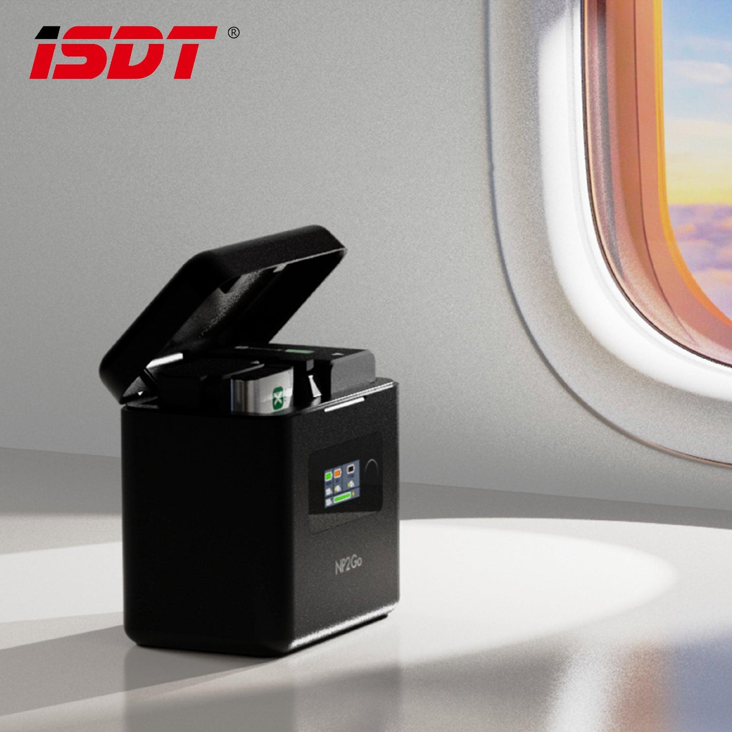 ISDT NP2-Go 10000mAh智能相機電池充電盒(SONY用) - Artboard HK