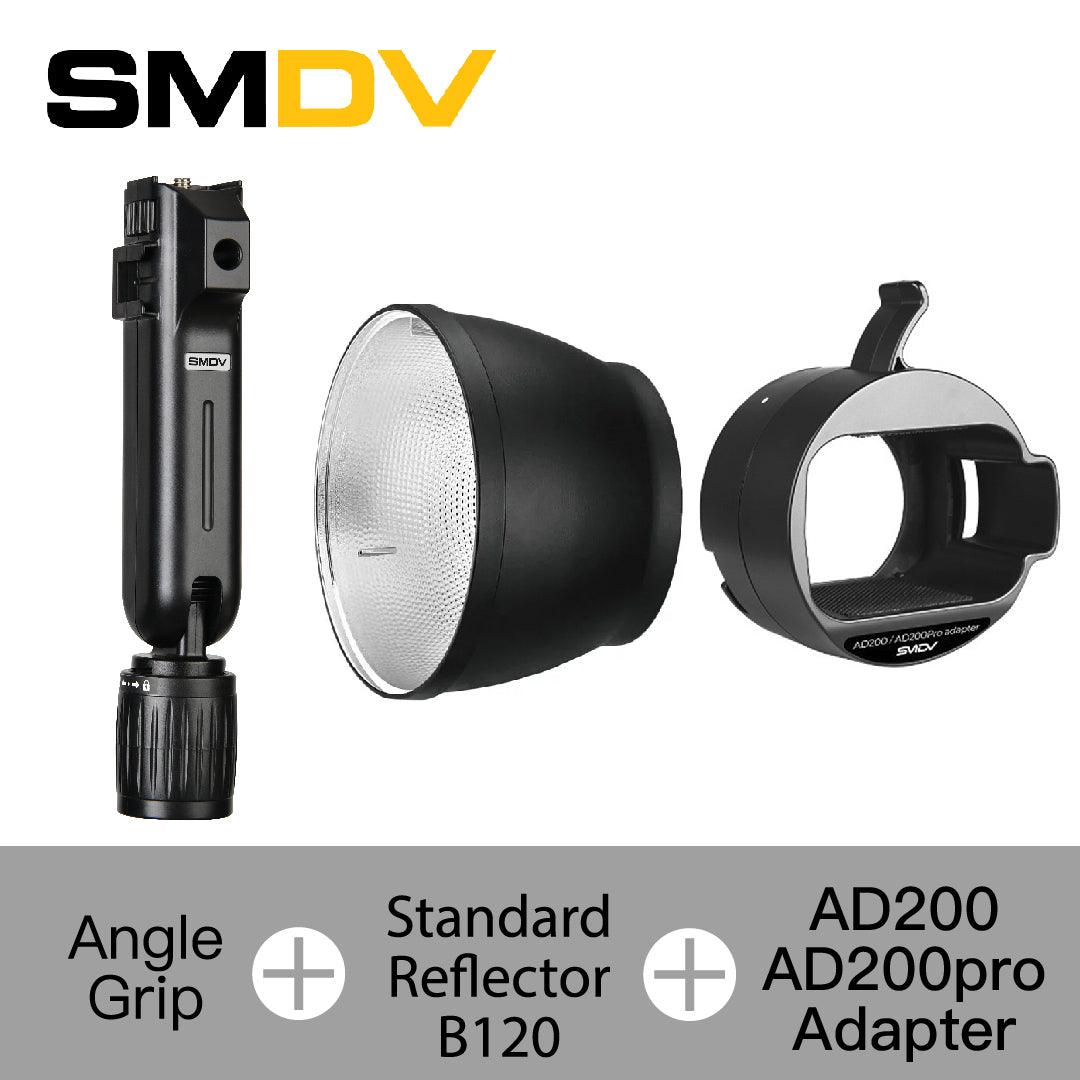 SMDV 多功能萬向手柄連B120聚光罩套裝 - Artboard HK