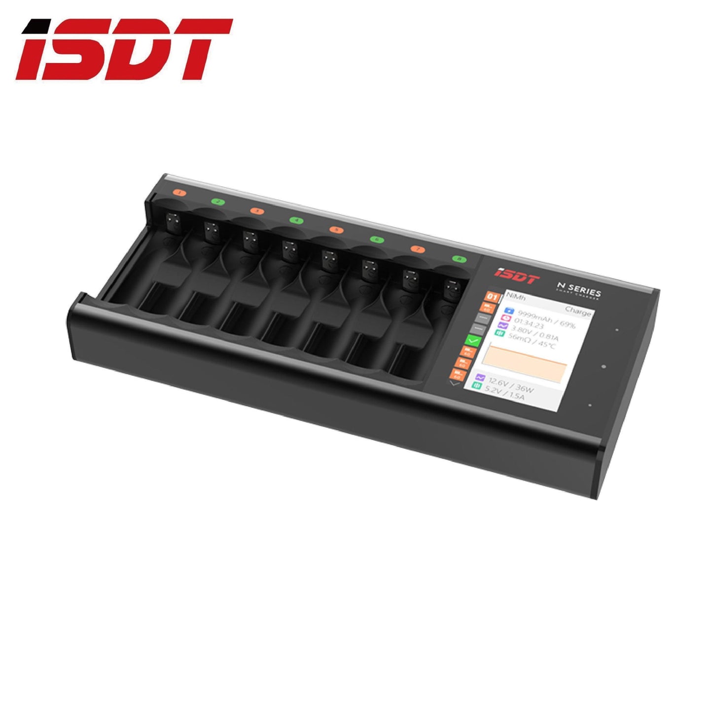 ISDT-N8 Smart Charger USB-C電池充電器|2A及3A電適用 - Artboard HK