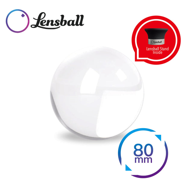 80mm Lensball Pro 攝影水晶球連托架套裝 - Artboard HK