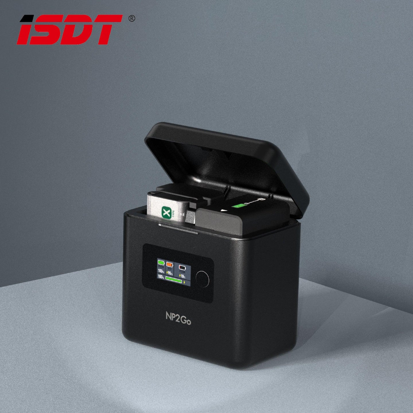 ISDT NP2-Go 10000mAh智能相機電池充電盒(SONY用) - Artboard HK