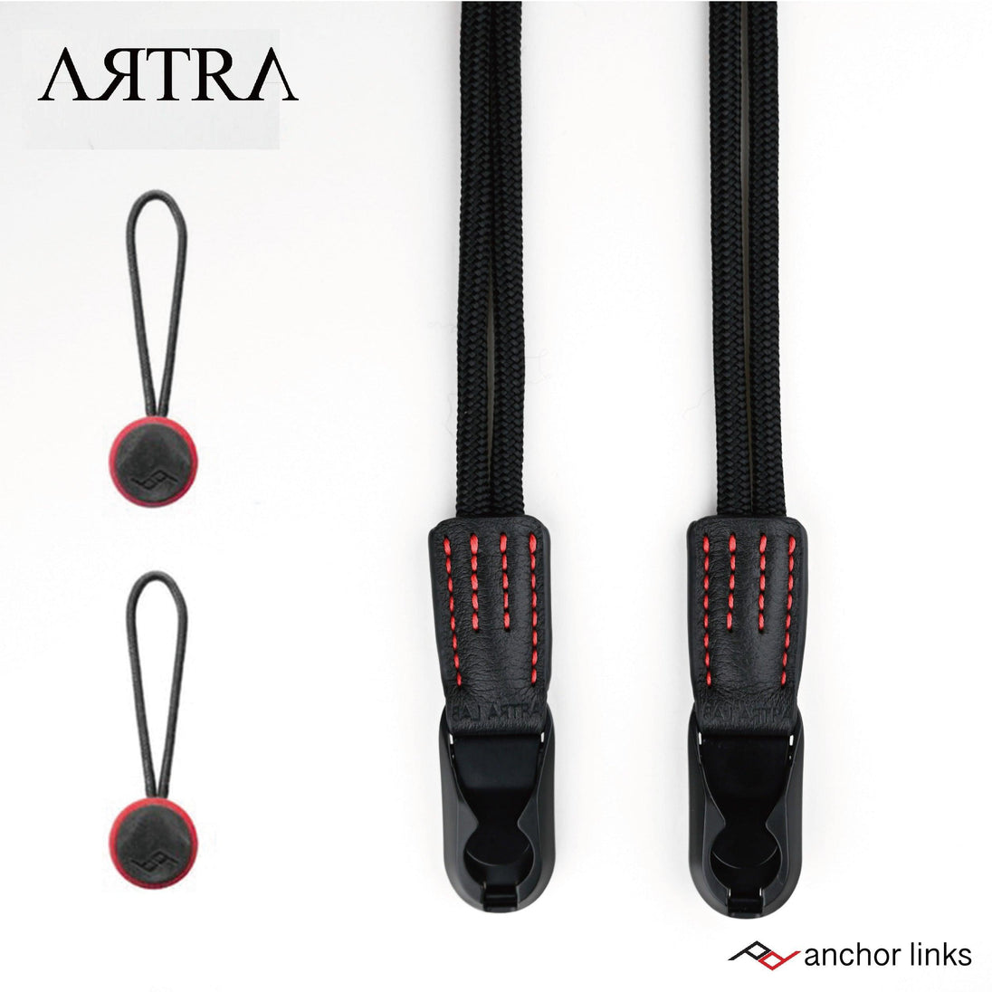 全手工相機繩 HAND-MADE CAMERA STRAP "DUAL LINK" WITH PEAK DESIGN (ANCHOR LINK) - Artboard HK