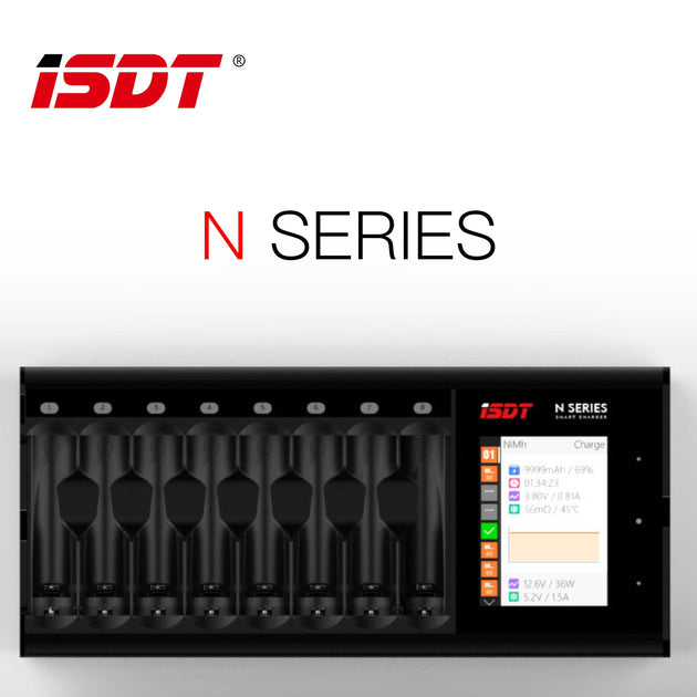ISDT-N8 Smart Charger USB-C電池充電器|2A及3A電適用 - Artboard HK