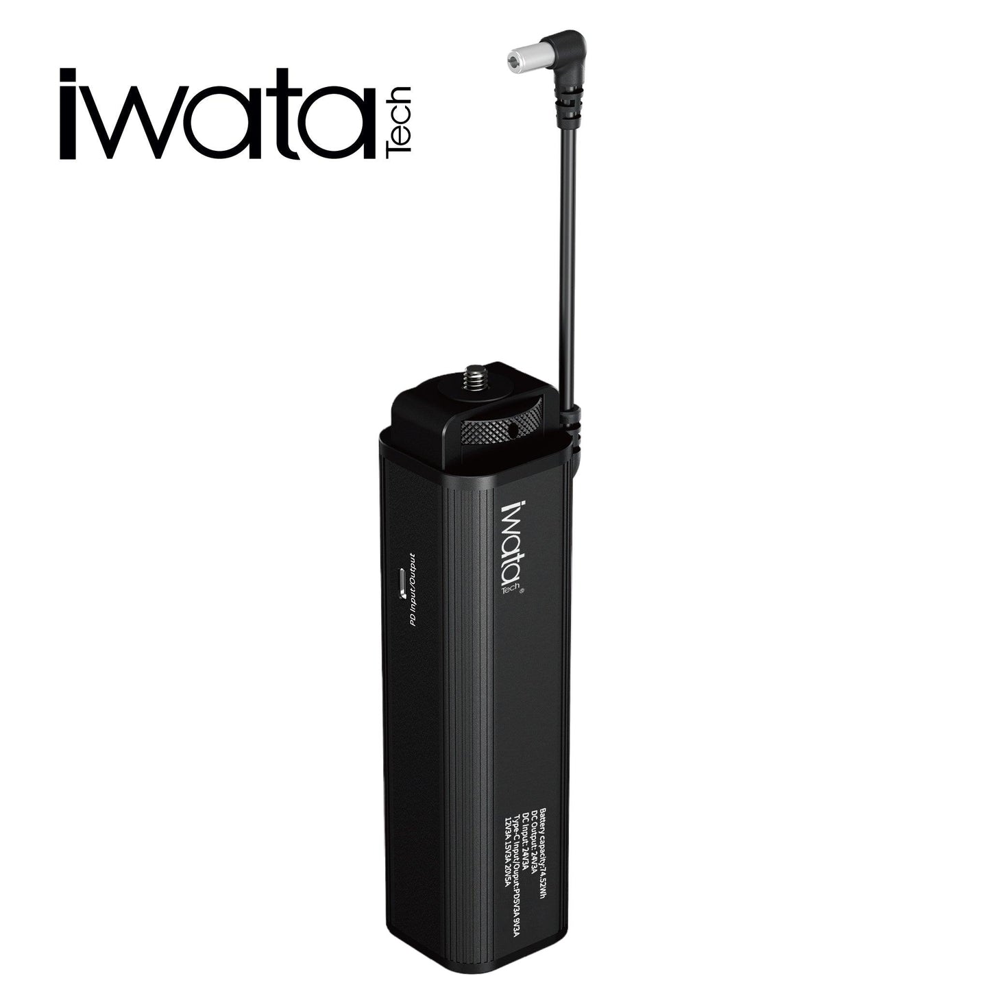 iwata 20700mAh 74.52Wh智能電池手柄|DC & TYPE-C|100W強勁輸出 - Artboard HK