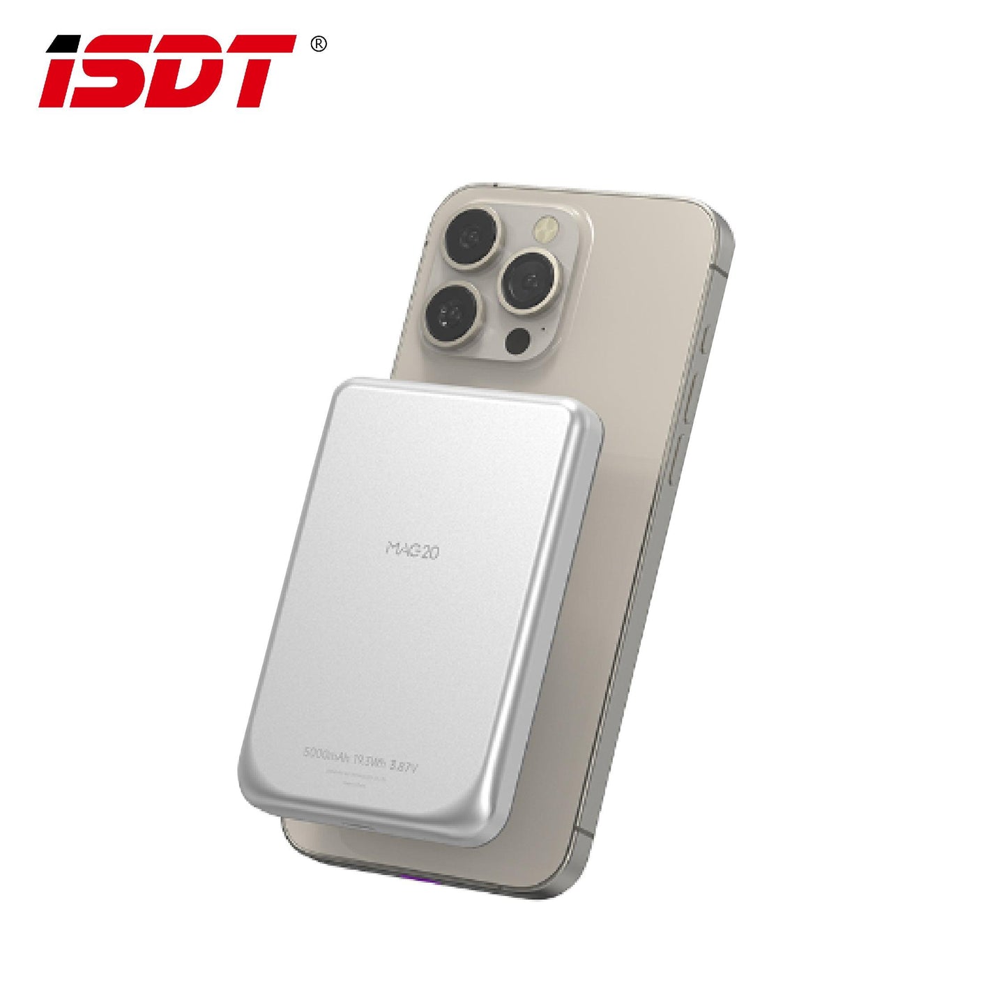 ISDT MAG20 4880mAh磁吸移動電源 - Artboard HK