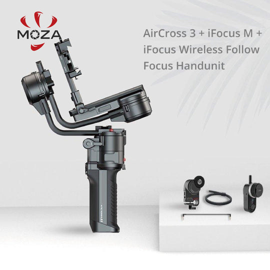 AirCross 3三軸電子雲台穩定器🎁送MIRFAK audio WE10-Pro無線收音咪 - Artboard HK