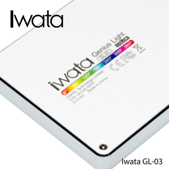 iwata GL-03 RGB Color全彩及泠暖色溫補光燈 - Artboard HK