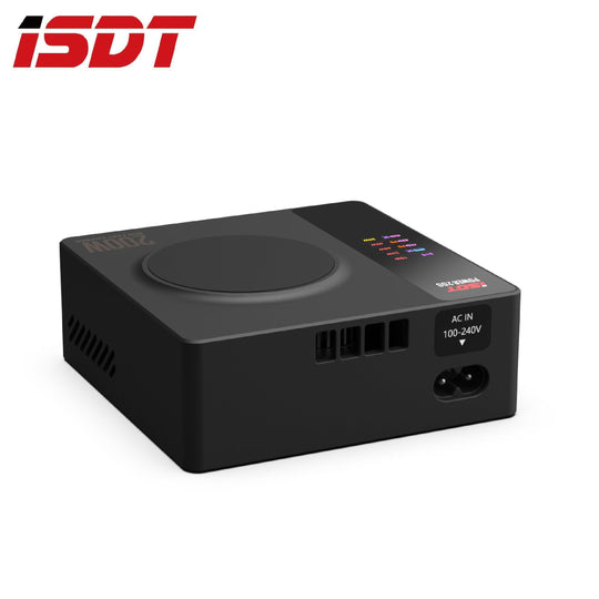 ISDT-Power200 200W 智能快速充電器/4+1獨立快充/PD3.0 QC3.0/TypeC x 3 + USB-A x 1 +無線充電/LED彩mon顯示/手機app即時監察 - Artboard HK