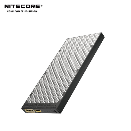 NB10000 GEN2 超輕碳纖+20w PD雙向快充+QC3.0 外置充電器 - 銀色 - Artboard HK
